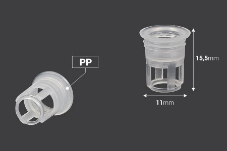 Plastični unutrašnji regulator toka za bočice za etarska ulja sa grlom PP18 - 50 kom-2