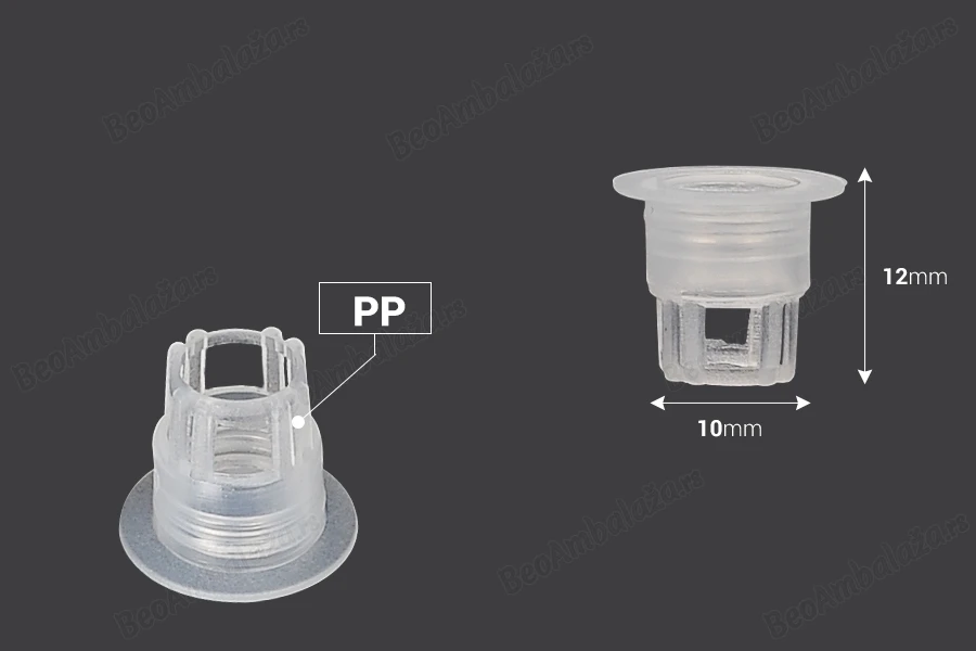 Plastični unutrašnji regulator toka za bočice za serum 22-1569 - 50 kom-dimenzije_slike
