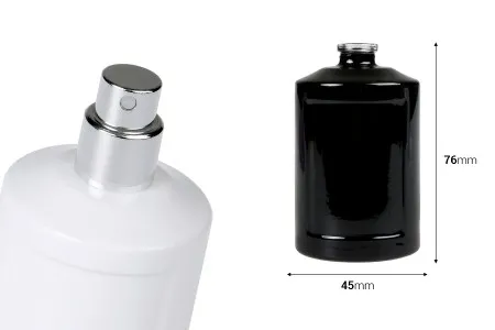 Cilindrična staklena parfemska flašica 50 mL sa Crimp sigurnosnim zatvaranjem 15 mm-2