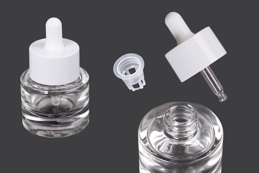 Staklena bočica 20 mL sa pipetom i drenažnim elementom