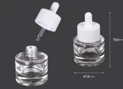 Staklena bočica 20 mL sa pipetom i drenažnim elementom
