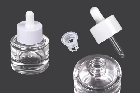 Staklena bočica 30 mL sa pipetom i drenažnim elementom-1