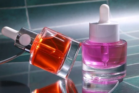 Staklena bočica 30mL sa zlatnom ili srebrnom pipetom na klik i drenažnim elementom-3