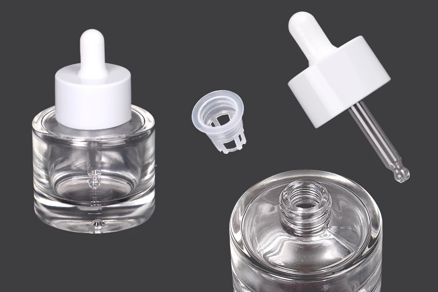 Staklena bočica 50 mL sa pipetom i drenažnim elementom Staklena bočica 50 mL sa pipetom i drenažnim elementom