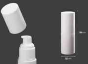 Plastična bočica od 30mL sa pumpicom za kreme (PP20) i zatvaračem Plastična bočica od 30mL sa pumpicom za kreme (PP20) i zatvaračem