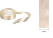 Satenska Božićna traka širine 25mm za dekoraciju u više boja - 22,8m-dimenzije_slike