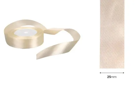 Satenska Božićna traka širine 25mm za dekoraciju u više boja - 22,8m-2