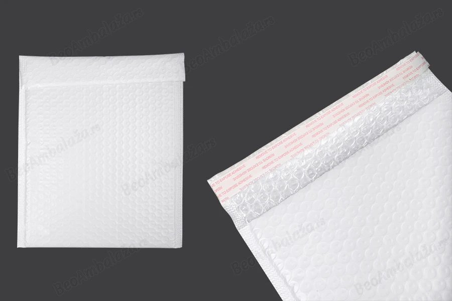Bela mat koverta sa pucketavom folijom 20x25cm - 10 kom-slika_proizvoda