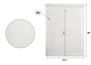 Bela mat koverta sa pucketavom folijom 24x32cm - 10 kom Bela mat koverta sa pucketavom folijom 24x32cm - 10 kom