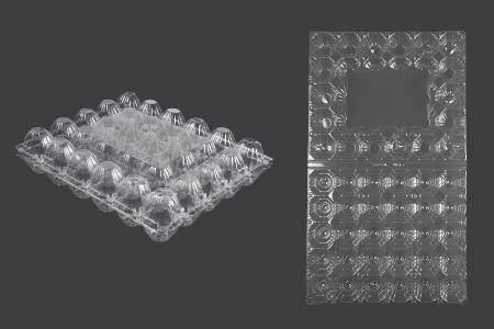 Plastične kutije za jaja sa 30 mesta, dimenzija 283x236x65 mm - 100 kom-1