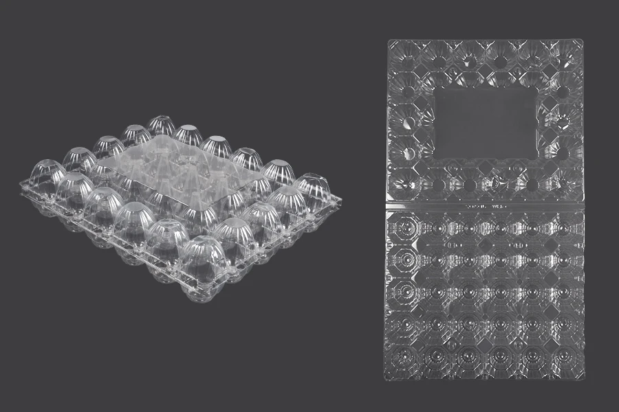 Plastične kutije za jaja sa 30 mesta, dimenzija 283x236x65 mm - 100 kom Plastične kutije za jaja sa 30 mesta, dimenzija 283x236x65 mm - 100 kom