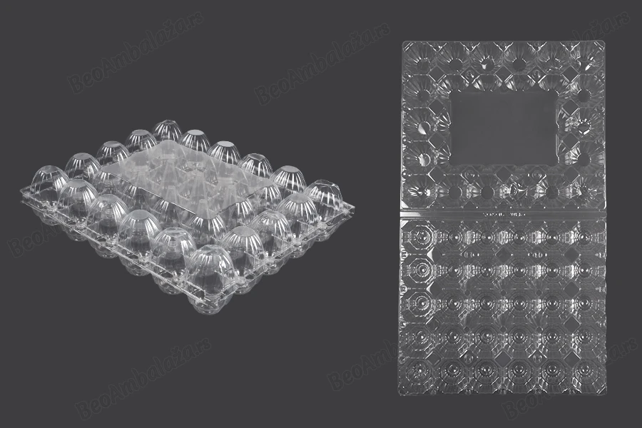 Plastične kutije za jaja sa 30 mesta, dimenzija 283x236x65 mm - 100 kom-slika_proizvoda