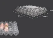 Plastične kutije za jaja sa 30 mesta, dimenzija 283x236x65 mm - 100 kom Plastične kutije za jaja sa 30 mesta, dimenzija 283x236x65 mm - 100 kom