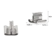 Metalne osnove za drvene fitilje - 25 kom Metalne osnove za drvene fitilje - 25 kom