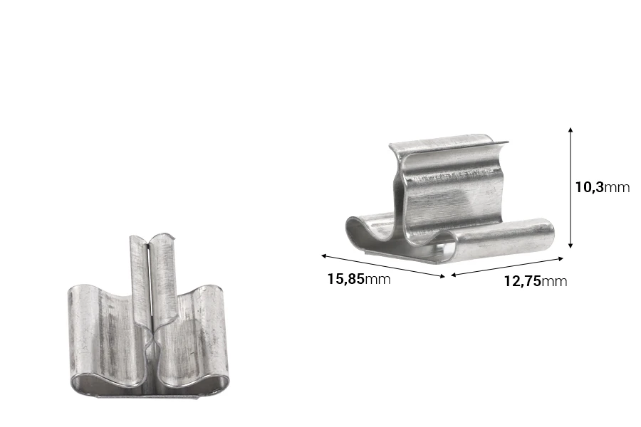 Metalne osnove za drvene fitilje - 25 kom Metalne osnove za drvene fitilje - 25 kom