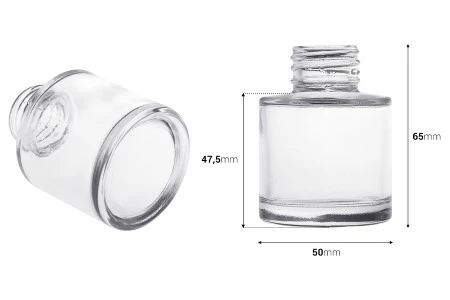 Staklena cilindrična bočica 50mL, pogodna za osveživače prostora-2