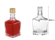 Staklena flaša 50 ml za liker – 6 kom Staklena flaša 50 ml za liker – 6 kom