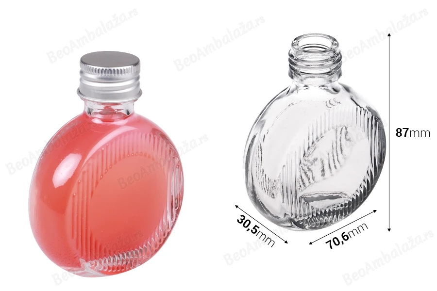 Staklena bočica 50 ml (PP24) okrugla – 6 kom-dimenzije_slike
