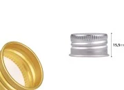 Aluminijumski zatvarač (PP24) srebrni ili zlatni mat i plastični čep - 6 kom Aluminijumski zatvarač (PP24) srebrni ili zlatni mat i plastični čep - 6 kom