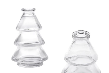 Staklena flaša 100 ml u obliku jelke – 6 kom-1