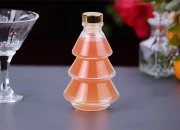Staklena flaša 100 ml u obliku jelke – 6 kom Staklena flaša 100 ml u obliku jelke – 6 kom