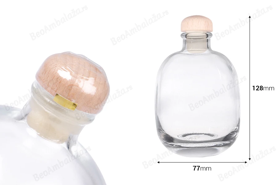 Elegantna bočica 250 ml sa čepom i termoskupljajućom kapicom-dimenzije_slike