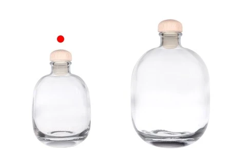 Elegantna bočica 250 ml sa čepom i termoskupljajućom kapicom-3