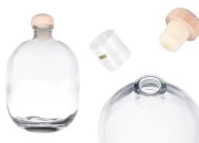 Elegantna bočica 500 ml sa čepom i termoskupljajućom kapicom Elegantna bočica 500 ml sa čepom i termoskupljajućom kapicom