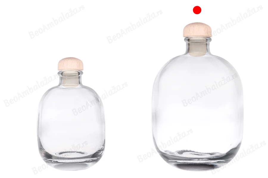 Elegantna bočica 500 ml sa čepom i termoskupljajućom kapicom-grupa_slika