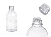 Staklena bočica okrugla 100 ml sa aluminijumskim zatvaračem – 6 kom-slika_proizvoda