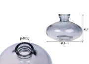 Staklena siva bočica 120 ml za osveživač prostora Staklena siva bočica 120 ml za osveživač prostora