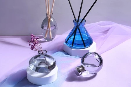 Staklena siva bočica 120 ml za osveživač prostora-5