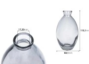 Staklena siva bočica 200 ml za osveživač prostora Staklena siva bočica 200 ml za osveživač prostora