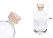 Elegantna bočica 250 ml sa čepom i termoskupljajućom kapicom Elegantna bočica 250 ml sa čepom i termoskupljajućom kapicom