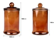Staklena tegla 750 ml karamel sa staklenim poklopcem i hermetičkim zatvaranjem Staklena tegla 750 ml karamel sa staklenim poklopcem i hermetičkim zatvaranjem