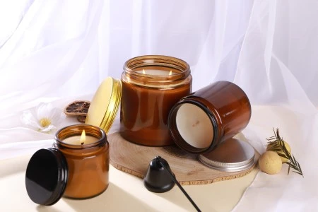Staklena tegla 100ml karamel sa aluminijumskim zatvaračem i unutrašnjom zaptivkom - 6 kom-5