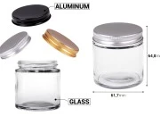 Staklena tegla 100ml providna sa aluminijumskim zatvaračem i unutrašnjom zaptivkom - 6 kom Staklena tegla 100ml providna sa aluminijumskim zatvaračem i unutrašnjom zaptivkom - 6 kom
