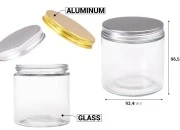 Staklena tegla 500ml providna sa aluminijumskim zatvaračem i unutrašnjom zaptivkom - 6 kom Staklena tegla 500ml providna sa aluminijumskim zatvaračem i unutrašnjom zaptivkom - 6 kom