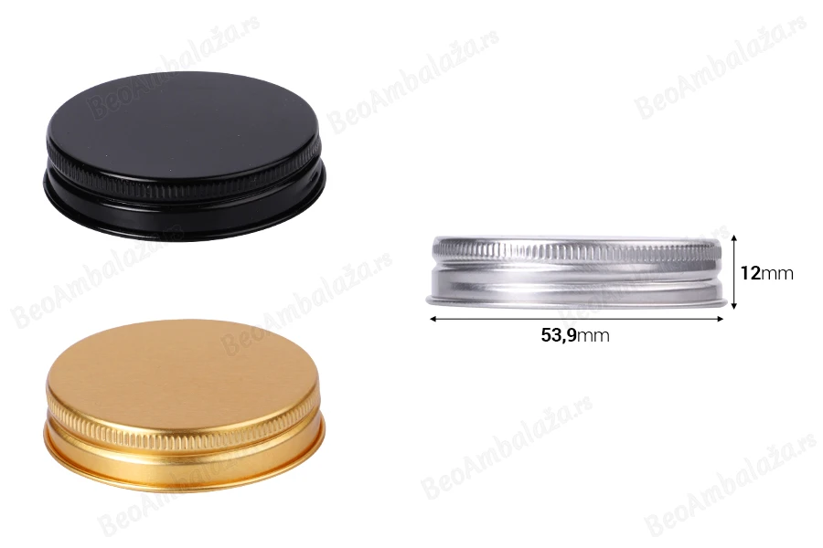 Aluminijumski zatvarač za staklene tegle 60mL u raznim bojama - 6 kom-dimenzije_slike