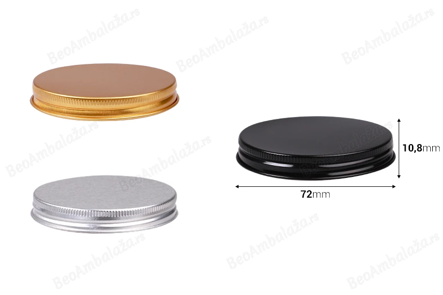 Aluminijumski zatvarač za staklene tegle 200mL u raznim bojama - 6 kom-dimenzije_slike