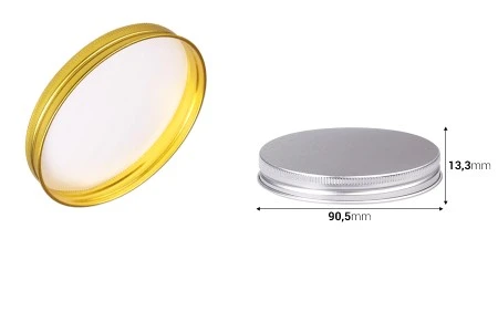 Aluminijumski zatvarač za staklene tegle 500mL u raznim bojama - 6 kom-2