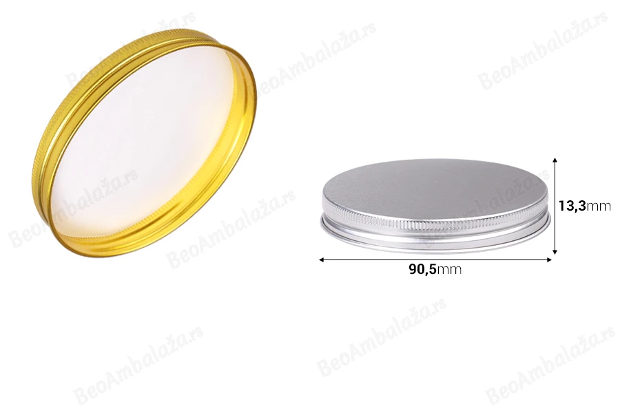 Aluminijumski zatvarač za staklene tegle 500mL u raznim bojama - 6 kom-dimenzije_slike