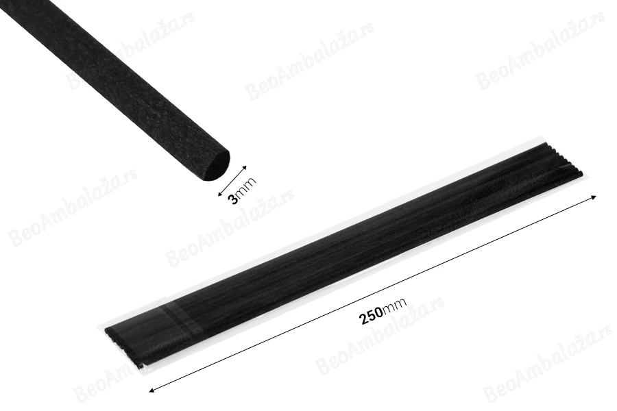 Fiber sticks - štapići 3x250 mm (meki) za osveživače prostora u više boja - 10 kom-dimenzije_slike