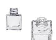 Četvrtasta staklena bočica 50 mL (PP 28), pogodna za osveživače prostora Četvrtasta staklena bočica 50 mL (PP 28), pogodna za osveživače prostora