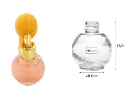 Staklena flašica 30 mL (18/415) u obliku kugle