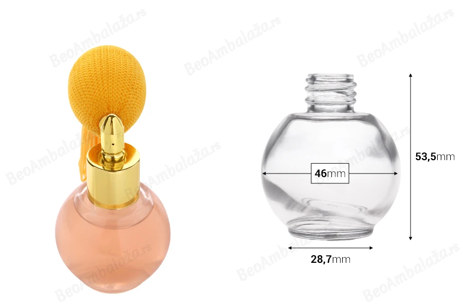 Staklena flašica 30 mL (18/415) u obliku kugle-dimenzije_slike