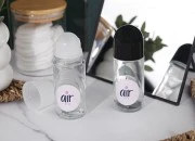 Roll - on staklena bočica 50mL sa crnim ili belim zatvaračem