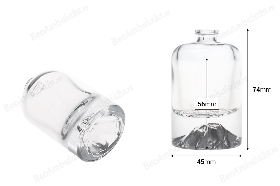 Luksuzna parfemska bočica 30 mL sa sigurnosnim Crimp zatvaranjem od 15 mm-dimenzije_slike