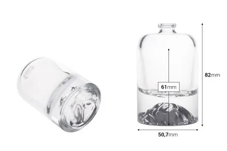 Luksuzna parfemska bočica 50 mL sa sigurnosnim Crimp zatvaranjem od 15 mm-2