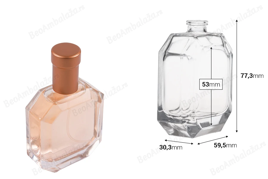 Parfemska bočica 50 mL sa sigurnosnim Crimp zatvaranjem od 15 mm-dimenzije_slike